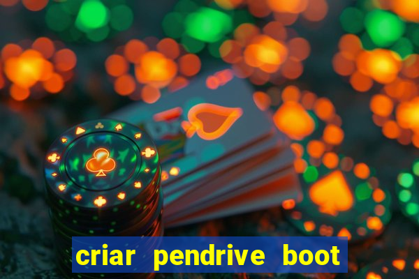 criar pendrive boot windows 10